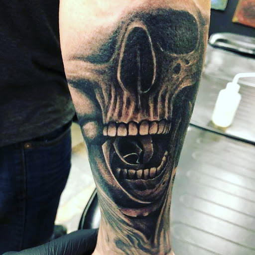 Explore frozen tattoo ideas, creative tattoo ideas in Coeur D Alene, available at Black Matter Tattoo