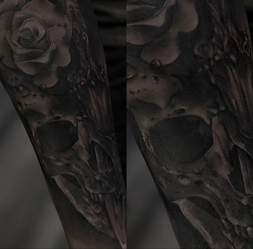 Explore anime sleeve tattoo ideas, creative tattoo ideas in Valdosta, available at Acid Ink Tattoos