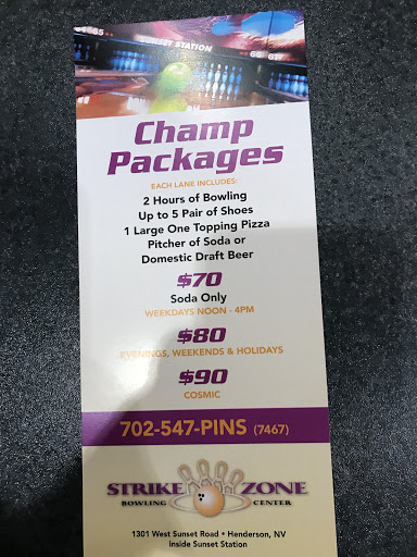 Bowling Alley «Sunset Station Strike Zone», reviews and photos, 1302 W Sunset Rd, Henderson, NV 89014, USA
