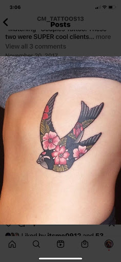 Explore tattoo ideas for side of stomach, creative tattoo ideas in Cocoa, available at Rorschach Tattoo Shop and Piercing Studio