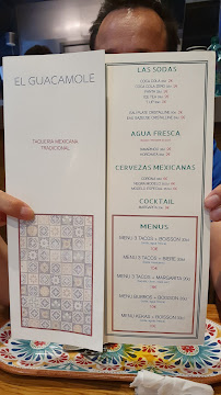 El Guacamole à Paris menu