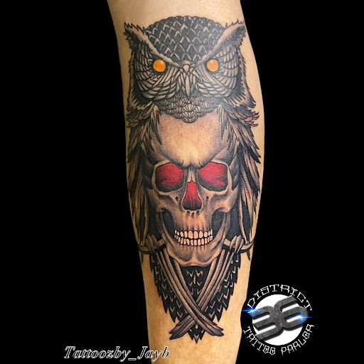Explore head tattoo ideas, creative tattoo ideas in Passaic, available at District 36 Tattoo Parlor