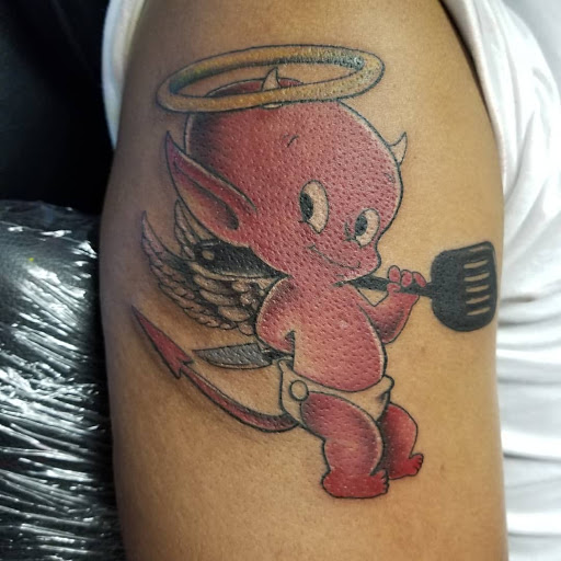 Explore love symbol tattoo ideas, creative tattoo ideas in Keyport, available at Taboo Tattoos