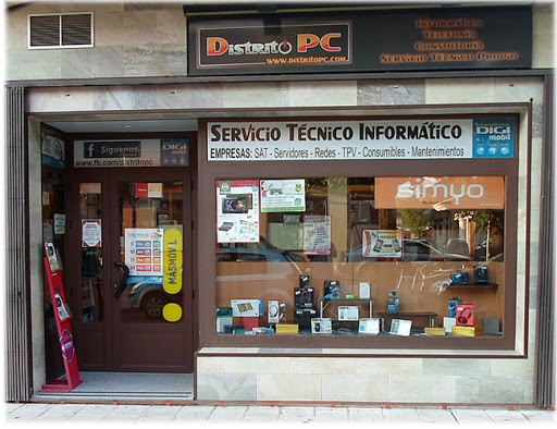 Distrito PC - informática y servicio técnico en Fuensalida, Toledo