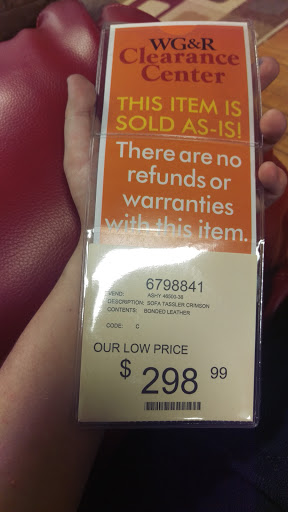 Furniture Store «WG&R Furniture», reviews and photos, 50 N Main St, Fond du Lac, WI 54935, USA