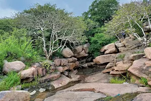Anthar ganga waterfalls pond image