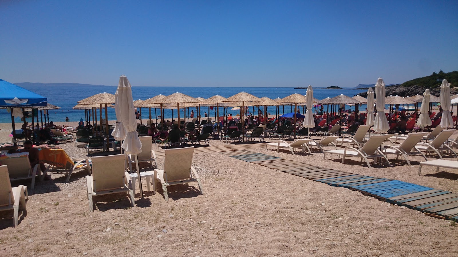 Foto di Spiaggia di Megali Ammos con baia piccola