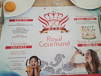 Carte du Royal Gourmand à La Teste-de-Buch