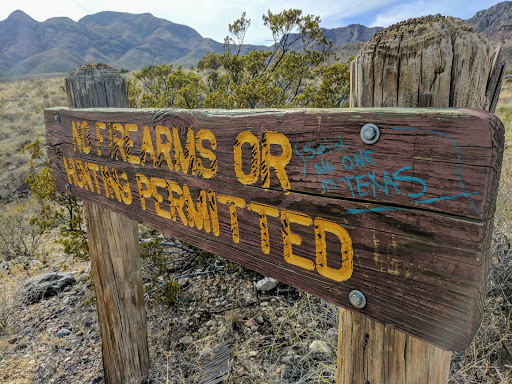 Hiking area El Paso