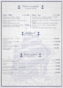 Ristorante di Pesce Il Porto à Alghero carte