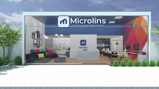 Logo da empresa - Escola Microlins