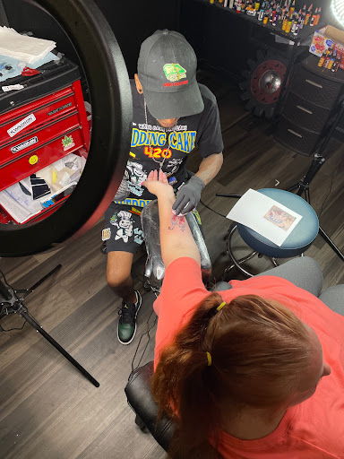 Explore tattoo ideas for men on forearm, creative tattoo ideas in Orange Park, available at Big City Tattoo and Piercing