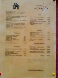 Ristorante Come in Famiglia - Circolo della Musica ex Maison Musique Area à Rivoli menu