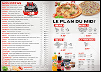 LE PLAN PIZZA à Saint-Herblain menu