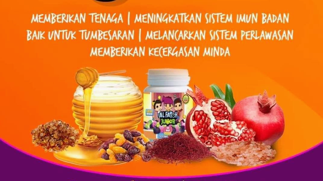 AlFateh Junior Vitamin No 1 Di Malaysia