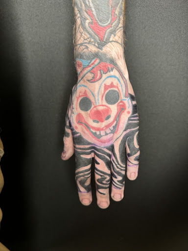 Explore tattoo ideas on calf, creative tattoo ideas in Buffalo, available at True Gloom Tattoo Studio
