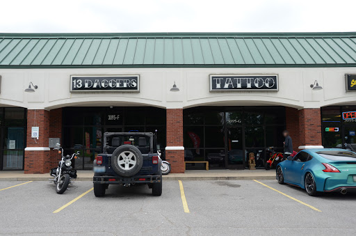 Tattoo Shop «13 Daggers Tattoo Studio», reviews and photos, 2130 Fort Campbell Blvd suite c, Clarksville, TN 37042, USA