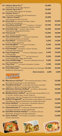 Pizza Express à Burgdorf carte