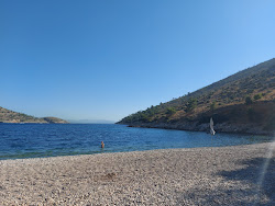 Elinda beach'in fotoğrafı uçurumlarla desteklenmiş
