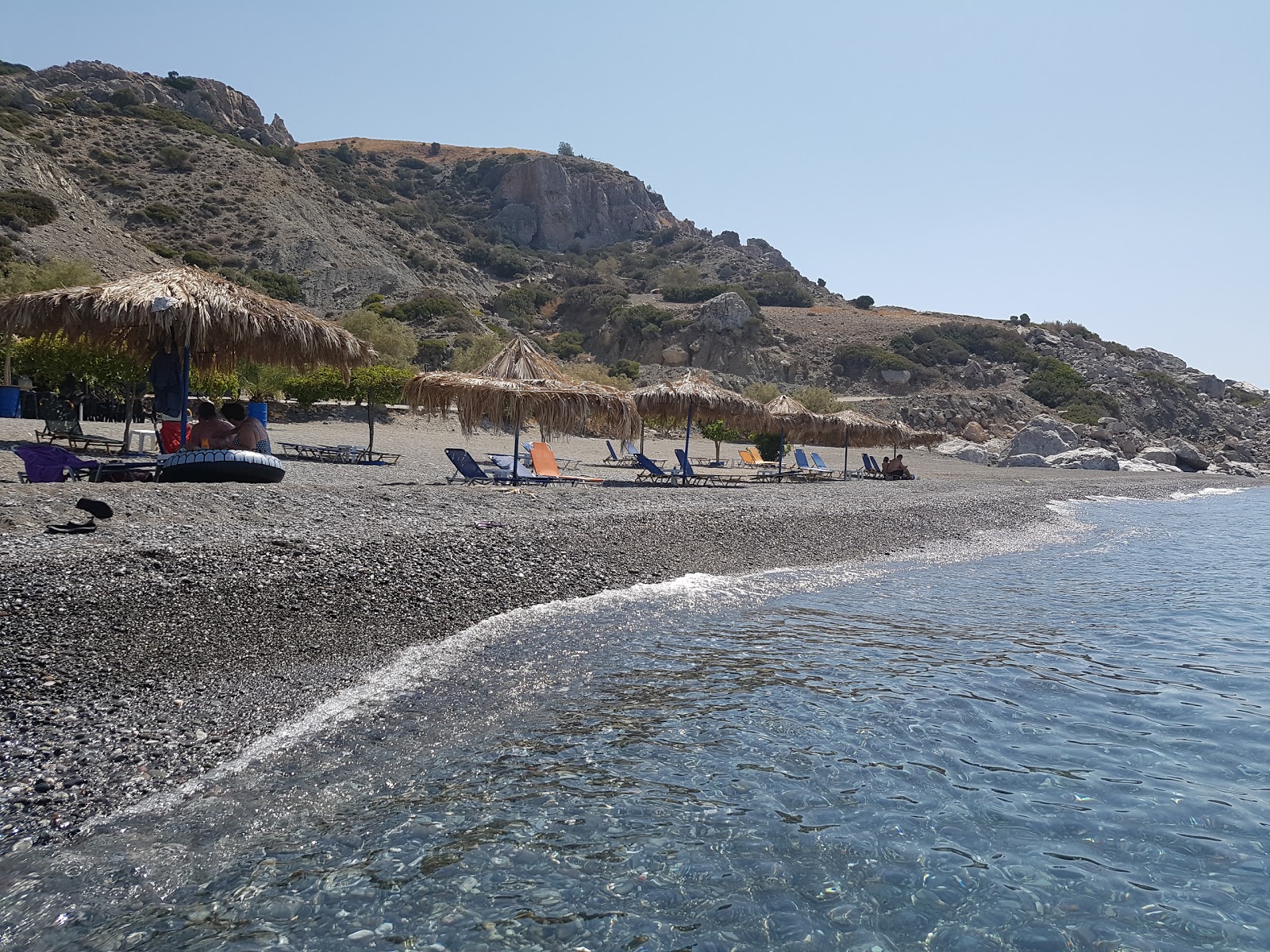 Valokuva Psili Ammos beachista. mukavuudet alueella