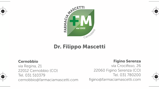 Farmacia Mascetti Dr. Filippo Via Regina, 21, 22012 Cernobbio CO, Italia