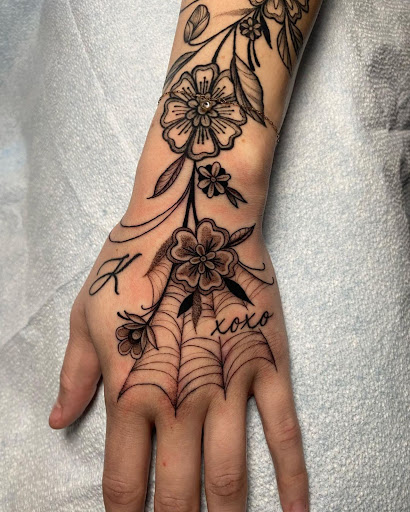 Explore bee tattoo ideas for guys, creative tattoo ideas in San Diego, available at Eden Tattoo Gallery