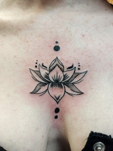 Explore cannabis tattoo ideas, creative tattoo ideas in Inverness, available at The Perfect Spot Tattoos