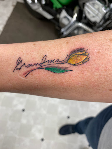 Explore butterfly flower tattoo ideas, creative tattoo ideas in Orland, available at K1LL3R ARTW0RK