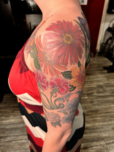 Explore dark cover up tattoo ideas male, creative tattoo ideas in Peoria, available at Top Rocker Tattoo