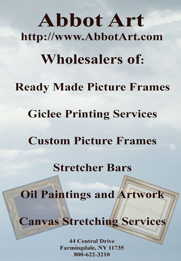 Picture Frame Shop «Abbot Art Picture Frames and Giclee Printing», reviews and photos, 44 Central Dr, Farmingdale, NY 11735, USA