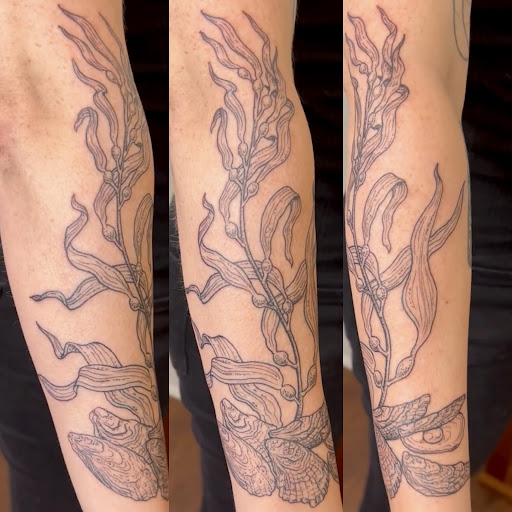 Explore fairy sleeve tattoo ideas, creative tattoo ideas in Ithaca, available at Heres To You Tattoo
