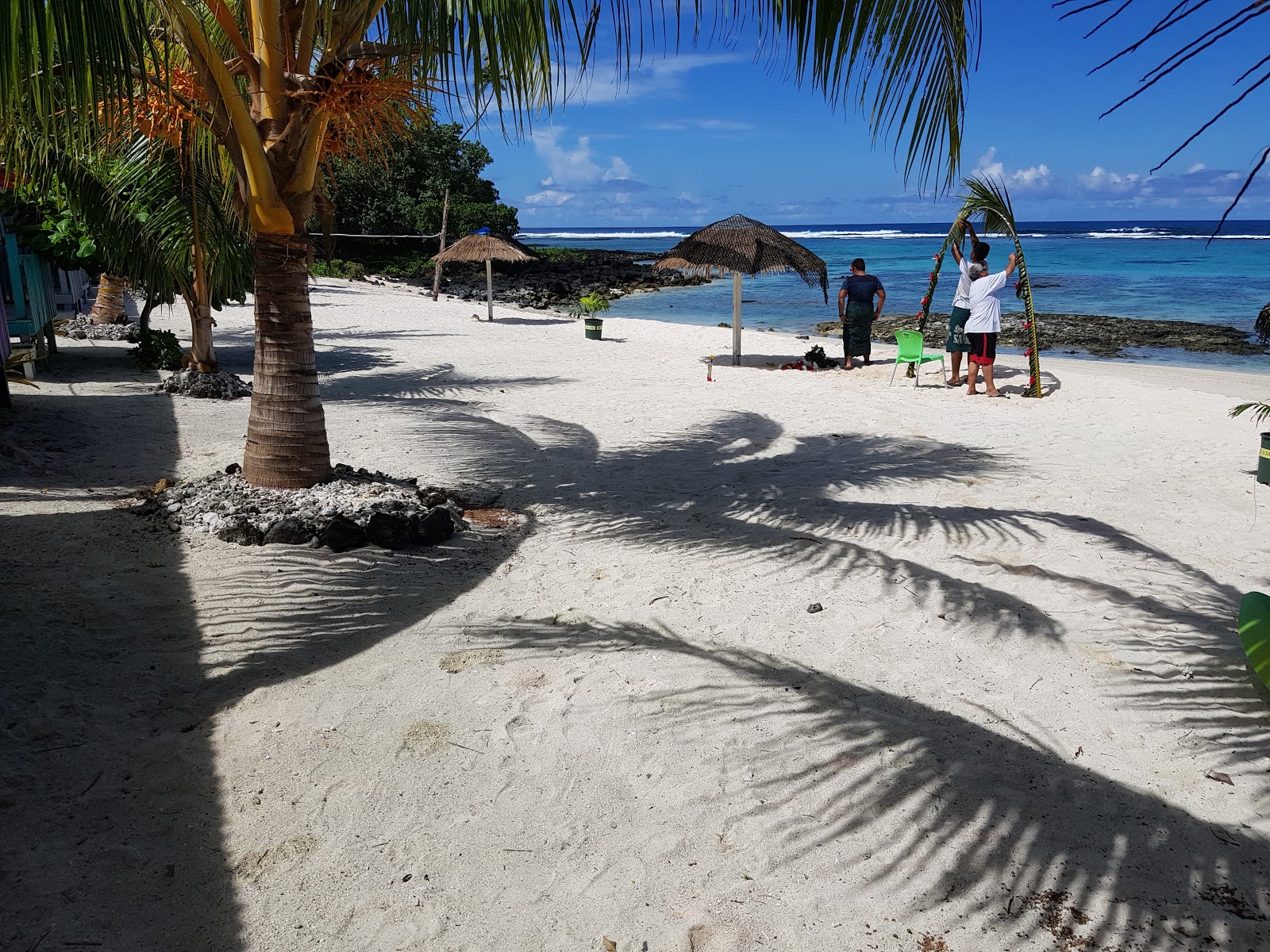 Zdjęcie Faimafili Village Beach z przestronna plaża