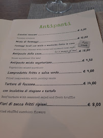 Frai La Trattoria à Case Nuove menu