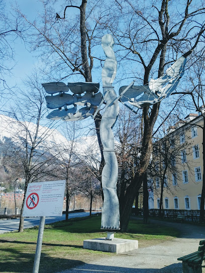 Ludwig Schwarz Galvanised Sheet Steel Sculpture