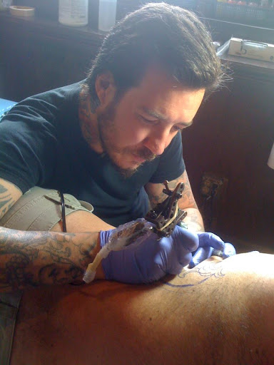 Explore camo tattoo ideas, creative tattoo ideas in Santa Fe, available at Lost Cowboy Tattoo & Gallery co TRUE HANDS TATTOO