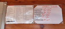 Menu du Chiosco le rose à Grado