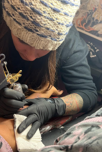 Explore german shepherd tattoo ideas, creative tattoo ideas in Georgetown, available at Iron Rite Tattoo South