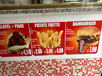 Kebab Tasty Bite à Padua (le menu)