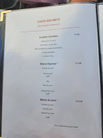 Restaurant Auberge Le Beaulieu (Cantal) à Beaulieu - menu / carte