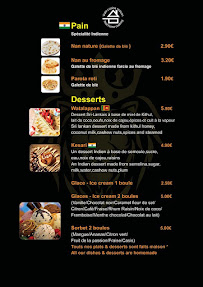 Menu / carte de Lion Lanka restaurant à Loches