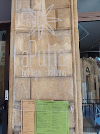 Menu / carte de A'Putia Bottega Siciliana à Agrigento