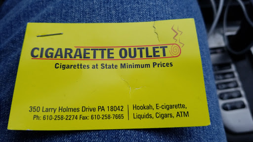 Tobacco Shop «Cigarette Outlet», reviews and photos, 350 Larry Holmes Dr, Easton, PA 18042, USA