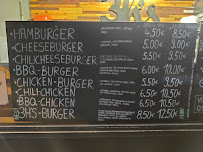 Menu / carte de 3h‘s burger & chicken Frechen Foodtruck à Frechen