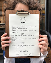 La Bête Noire à Paris menu
