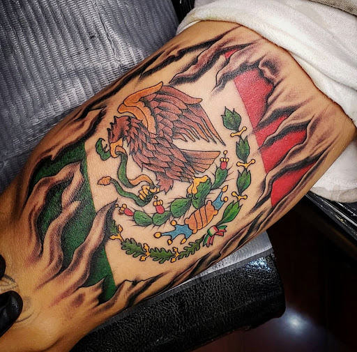 Explore transformation tattoo ideas, creative tattoo ideas in Woodland, available at CS Tattoo