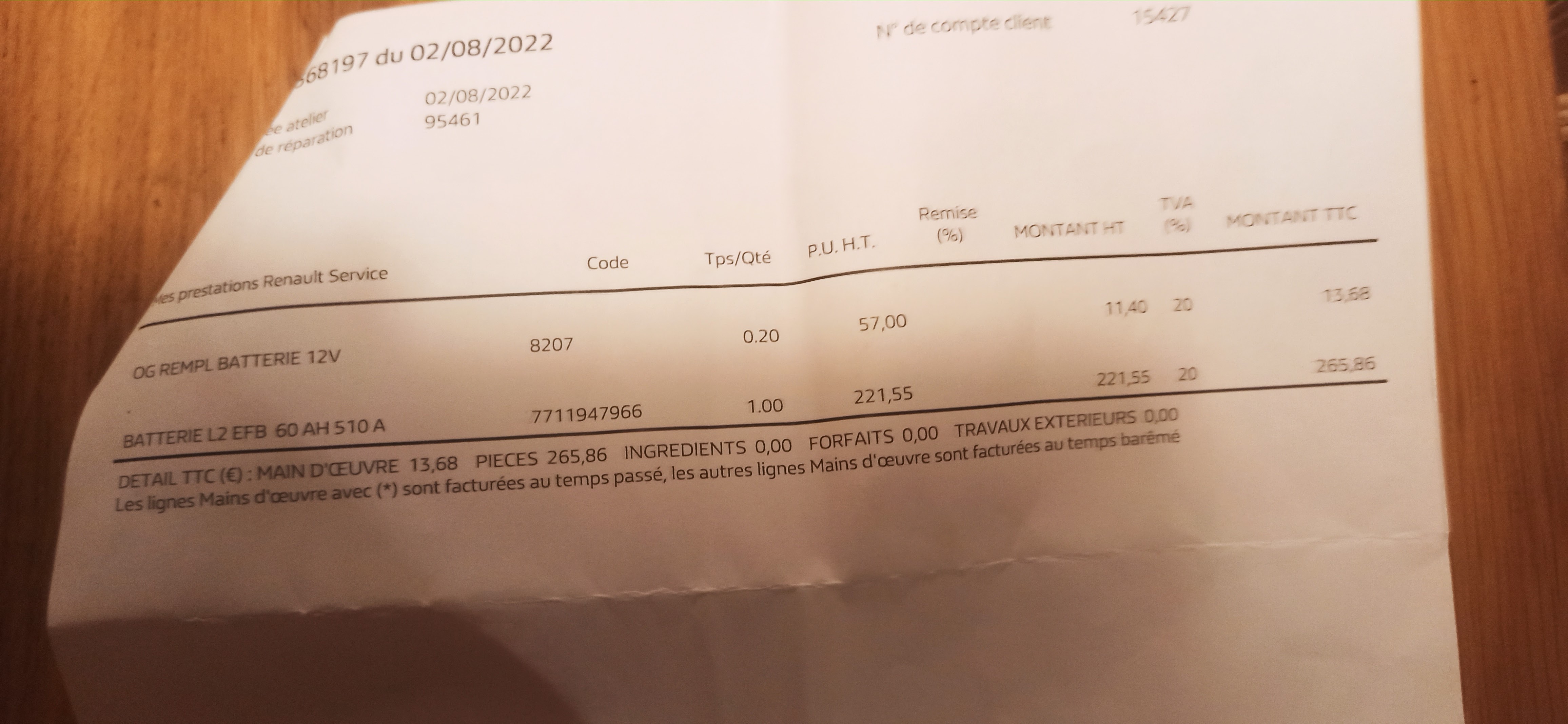 Photo n° 1 de l'avis de nelly.a fait le 05/08/2022 à 19:43