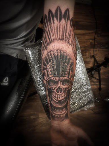 Explore coffee bean tattoo ideas, creative tattoo ideas in Sheridan, available at BlackbearInk Studio LLC