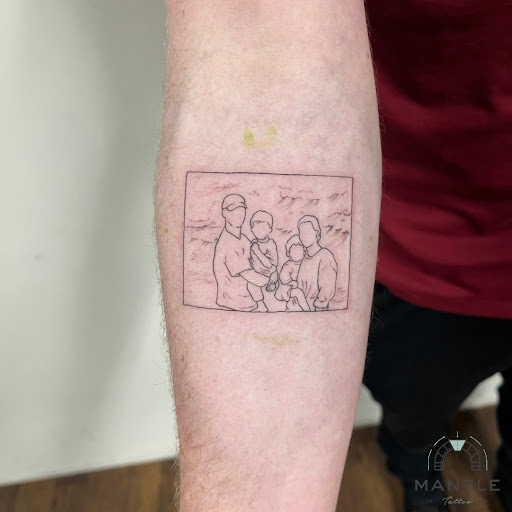 Explore tattoo ideas for deceased mom, creative tattoo ideas in Los Angeles, available at Mantle Tattoo