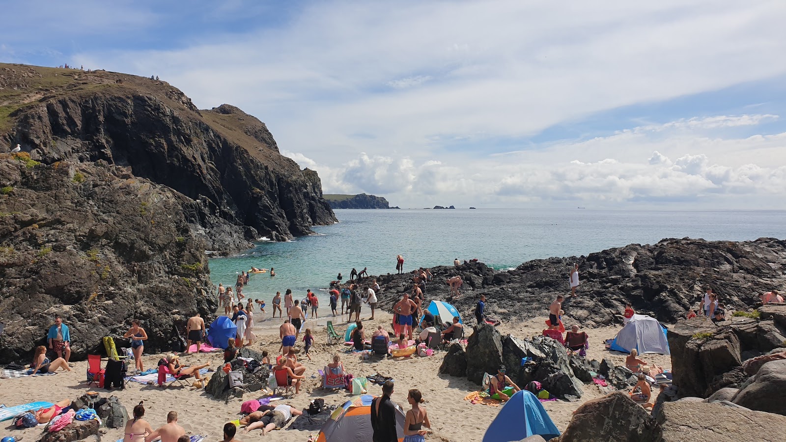 Fotografie cu Kynance Cove zonele de facilități