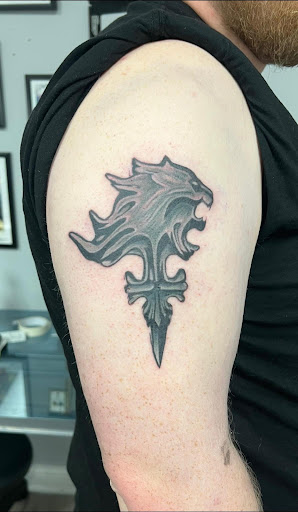Explore san judas tattoo ideas, creative tattoo ideas in Kenosha, available at Kenosha Tattoo Company